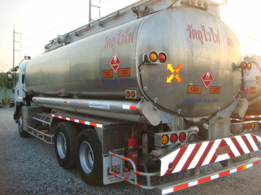 1-คันสุดท้ายเเล้ว**ISUZU-DEGA-FVM-240-HP-1-เพลา-ถังมิเนียม-20000ลิตร