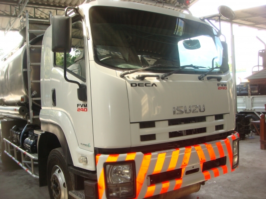 1-คันสุดท้ายเเล้ว**ISUZU-DEGA-FVM-240-HP-1-เพลา-ถังมิเนียม-20000ลิตร