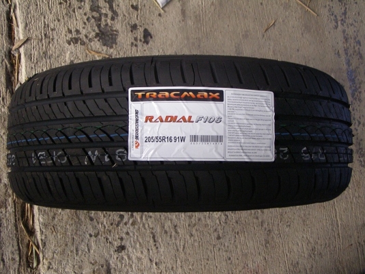 ยาง 205/45R7 TRACMAX F 106 ราคาเพียงเส้นละ 2000 บาทเท่านั้น ยางใหม่ ปี 12