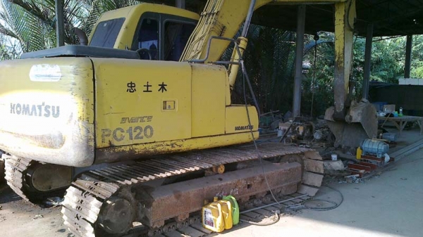 Komatsu PC120-6  ไฟฟ้าเต็ม ช่วงล่างเต็ม ใบ 70 เซ็นต์ เอกสาร Inv