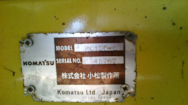 Komatsu PC120-6  ไฟฟ้าเต็ม ช่วงล่างเต็ม ใบ 70 เซ็นต์ เอกสาร Inv