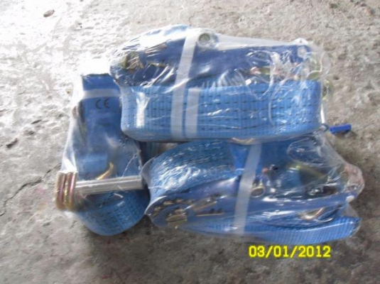 ขายสายรัดสีฟ้า กว้าง2 นิ้ว ยาว 10 เมตร มาตราฐาน ec ทน หนา