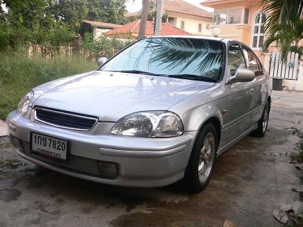 ขายรถเก๋ง Honda Civic 1.6 EXi ปี 1998 เกียร์ออโต้ ตาโต  ปี 1998 สีบรอนด์เงิน