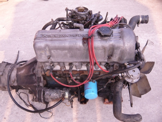 ขายเครื่องยนต์เบนซินขับหลัง Nissan L16 6850 บาท