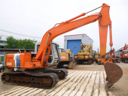 ขายด่วน HITACHI EX120-2  เก่าญี่ปุ่นยังไม่เคยใช้งานในไทย  สภาพสวยจริง ๆนะจ้า