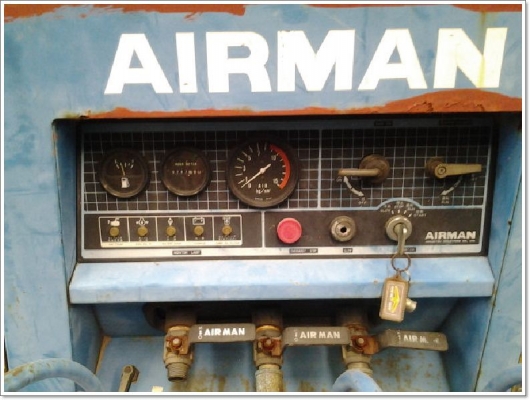 PDS125S # 54-4040447 ปั๊มลม airman นำเข้าจากญีปุ่น T.กุ้ง:081-3062283