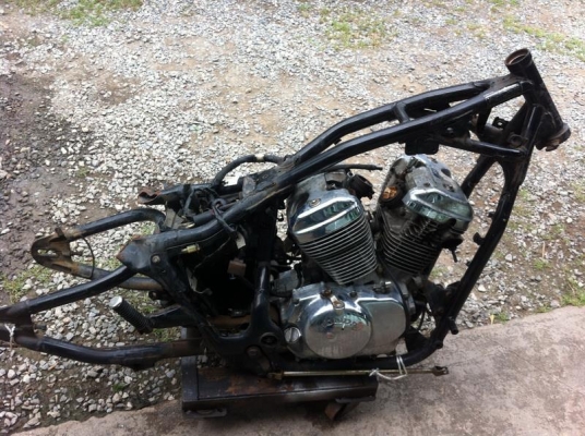 ขายเครื่อง steedติดเฟรม/เครืองDrag star 400...