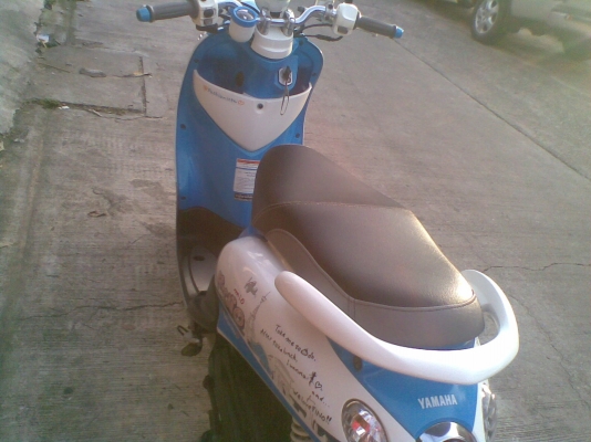 Yamaha Fino สีฟ้าขาว ปี 55