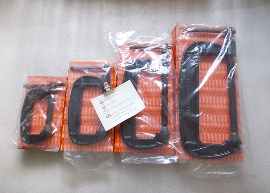 C Clamp TFJ (งาน Drop Forged Steel) ขนาด 3,4,6,8 นิ้ว C Clamp TFJ (งาน Drop Forged Steel) ขนาด 3,4,6,8 นิ้ว