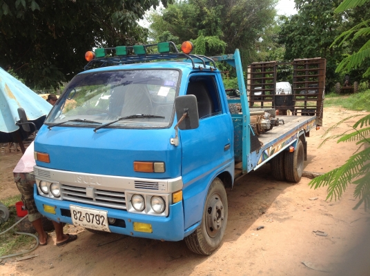 ขาย 6 ล้อเทรนเลอร์ หางปลาไฮลอลิค  บรรทุกรถเกี่ยว คูโบต้า DC-60-95. GM