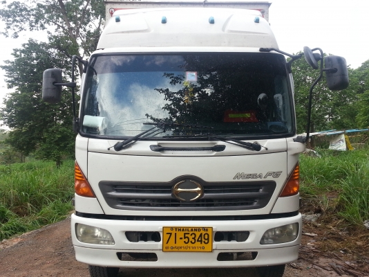 (ด่วน !!!...พิเศษ..ราคาเงินดาวลดเหลือ 550,000) ขายดาว Hino รุ่น FG1 212 แรง เครื่องแน่น ช่วงล่างดี รถยาว 7.2 เมตร สีขาว ตู้แห้ง 10 บาน ไม่มีเสากลาง หมายเลขตัวถัง FG1JPPA14747 สภาพพร้อมใช้งาน ยางใหม่ 6 เส้น