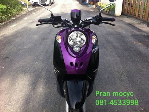 ขายyamaha finoสีม่วงดำ ปี2555 ขายyamaha finoสีม่วงดำ ปี2555