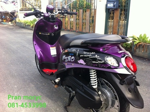 ขายyamaha finoสีม่วงดำ ปี2555 ขายyamaha finoสีม่วงดำ ปี2555