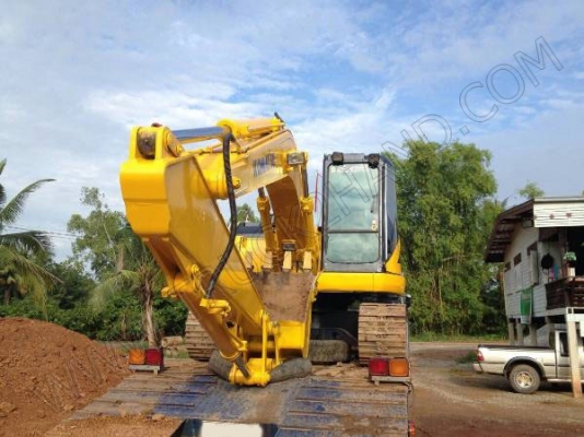 รถแบคโฮ ยี่ห้อ KOMATSU PC130 US LG รถแบคโฮ ยี่ห้อ KOMATSU PC130 US LG