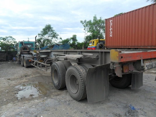 Hino FM527M-TG หัวลาก พร้อมก้างลากตู้คอนเทนเนอร์
