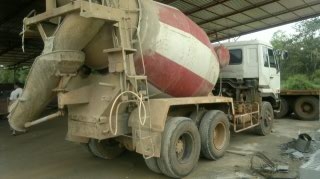 NIssan CW41M โม่ปูน 6 คิว โม่ปั่นตรง เครื่อง PE6 สองเพลา