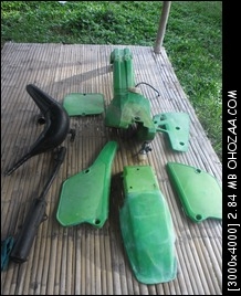 ขายเปลือก(ท่อขายแล้ว)ครบชุด KX 80  1,800  บาท พร้อมส่งครับ