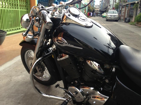 ขาย/แลก/เทริน Honda Shadow 400 ปี03 เก็บงานสวยเงาทุกจุดทะเบียนโอน