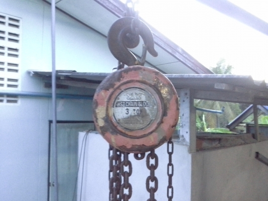 รอกเดี่ยว 3 ตัน โซ่ยาว 5 เมตร