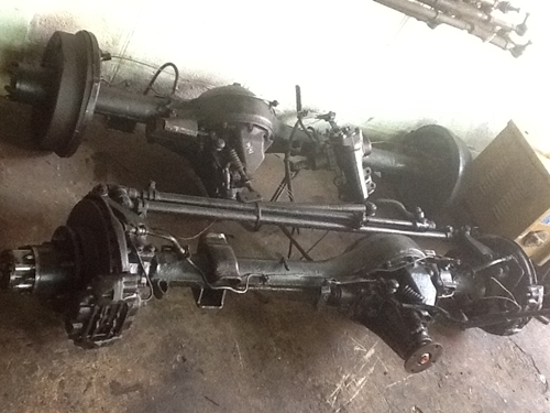 ขายคานหน้า-คานหลัง Land Cruiser BJ  มีDifflock หน้า-หลัง ฟรีล็อคมือบิด