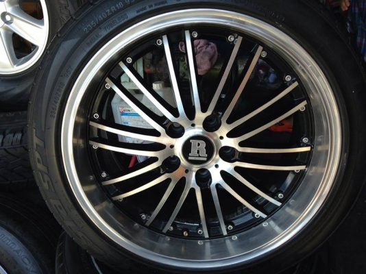 ขายแม๊กขอบ 18  5 รู 114  จัดส่งได้ทั่วประเทศ  ยางแถม