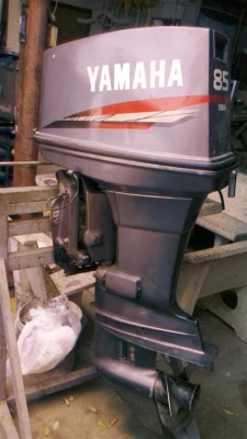 yamaha 85 แรงม้า พร้อมใช้งาน 85000 บาท พึ่งยกลงจากเรือ