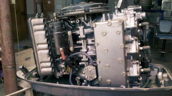 yamaha 85 แรงม้า พร้อมใช้งาน 85000 บาท พึ่งยกลงจากเรือ