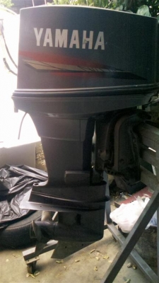 yamaha 85 แรงม้า พร้อมใช้งาน 85000 บาท พึ่งยกลงจากเรือ