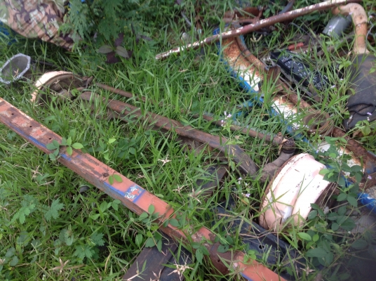 ขาย คานหน้า ถอดจาก ฮีโน่ KM. 6น๊อต สลักคาน ยังแน่น