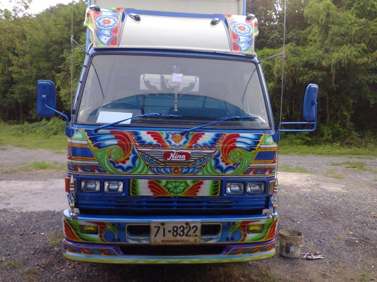 Hino km 779 น้ำเงินสดๆ ดั้มต่อใหม่