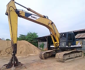 ขายรถแบคโฮ KOBELCO SK-220-T พร้อมมือขยุ้ม ปุ้งกี้พร้อม ไฟฟ้าครบ เอกสารอืมวอย รถสวยสนใจโทร