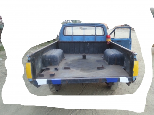 ขายรถกระบะ ดัสสัน 620 ช้างเหยียบ เกียร์คอ 4ขอ สีฟ้า