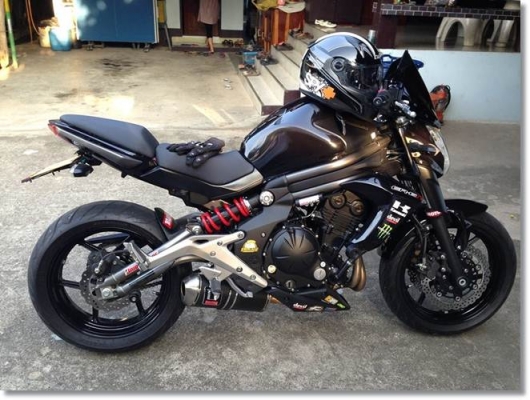 คาวาซากิ ER6N ปี 2013 พร้อมของแต่ง ท่อ Devill