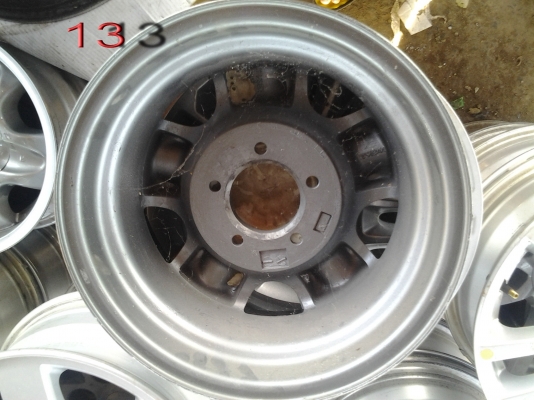 ขายเบอร์ 13 ล้อแม็ก enkei ขอบ 14" กว้าง 6.5" 5 รู 114.3 et0 ขาย 6000 พร้อมส่ง