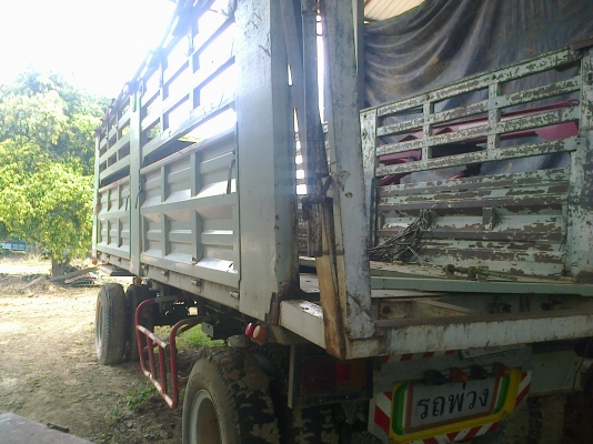 ขายลูกพ่วง 2เพลาดั้มพร้อมโครงบรรทุกอ้อย