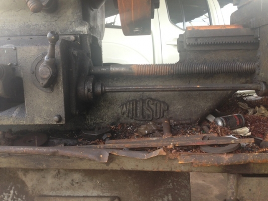 ขายเครื่องกลึง WILLSON เครื่องใช้งานอยู่ ถูก ๆครับ