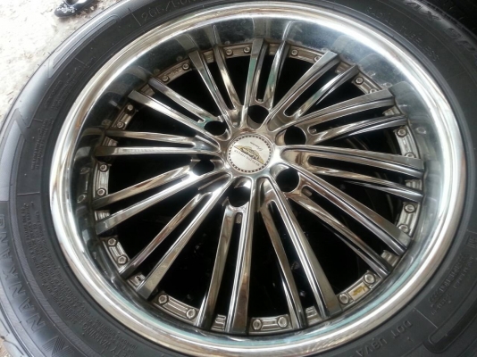 แม็กขอบ 20 พร้อมยาง 265 50 20  ปี 12   1ชุด  6รู139