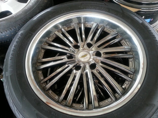 แม็กขอบ 20 พร้อมยาง 265 50 20  ปี 12   1ชุด  6รู139