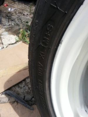 แม็กขอบ 17 พร้อมยาง 205 45 17 ปี 10   1ชุด