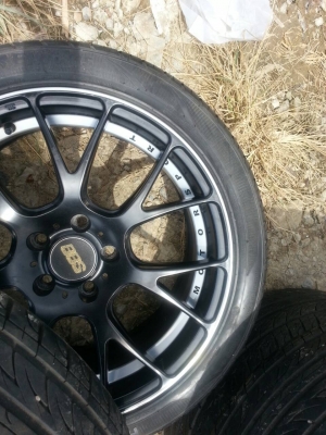 แม็ก BBS  ขอบ 18  พร้อมยาง 235 40 18  ปี 11