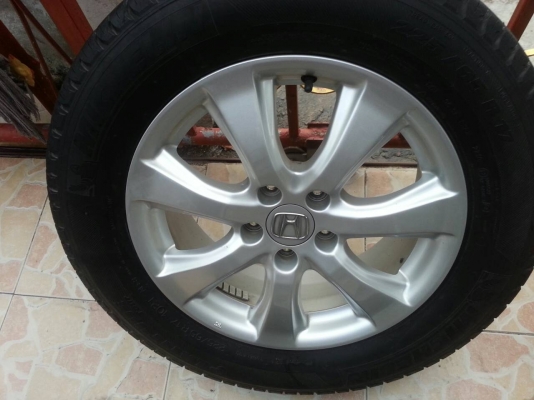 แม็ก CRV  ขอบ 17 พร้อมยางมิชลิน  225 65 17 ปี 10  1ชุด