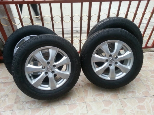 แม็ก CRV  ขอบ 17 พร้อมยางมิชลิน  225 65 17 ปี 10  1ชุด