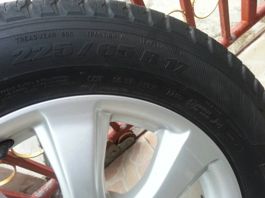 แม็ก CRV  ขอบ 17 พร้อมยางมิชลิน  225 65 17 ปี 10  1ชุด