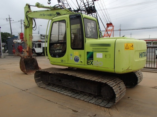 ขายด่วน  Hitachi  EX120-5 ใบแทรค  70   สีเขียวตองอ่อน   สภาพสวยมาก  ไฟฟ้าครบ  เครื่องปั้มดี