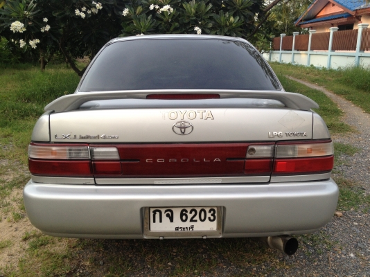 TOYOTA colola ปี94 1.6 GLI. AUTO (AE101) สีบรอนท์ ติดแก็ส LPG (เบียร์) 089-7613595 TOYOTA colola ปี94 1.6 GLI. AUTO (AE101) สีบรอนท์ ติดแก็ส LPG (เบียร์) 089-7613595