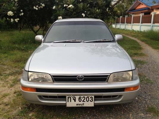 TOYOTA  colola ปี94  1.6 GLI.   AUTO (AE101) สีบรอนท์ ติดแก็ส LPG   (เบียร์) 089-7613595