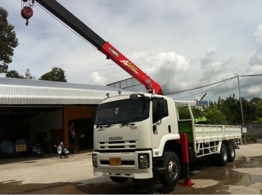 ISUZU DAGA 10 ล้อ FVM 240 แรง EURO 3 พร้อมเครนยูนิค 5 ตัน