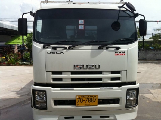 ISUZU DAGA 10 ล้อ FVM 240 แรง EURO 3 พร้อมเครนยูนิค 5 ตัน
