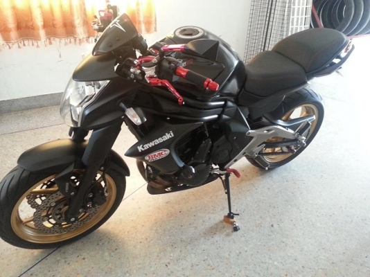 Kawasaki er6n 2013 ABS.รถวิ่ง 3,xxx จดทะเบียน ปลายเดือนกรกฎาคม แต่งสวยรถใหม่ม๊าก