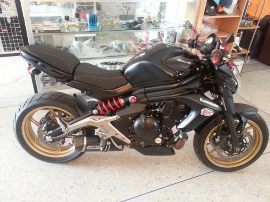 Kawasaki er6n 2013 ABS.รถวิ่ง 3,xxx จดทะเบียน ปลายเดือนกรกฎาคม แต่งสวยรถใหม่ม๊าก